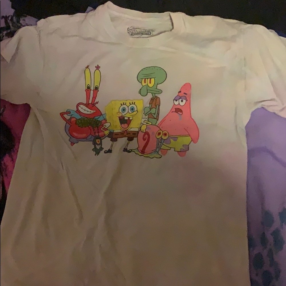 Spongebob tye dye t-shirt